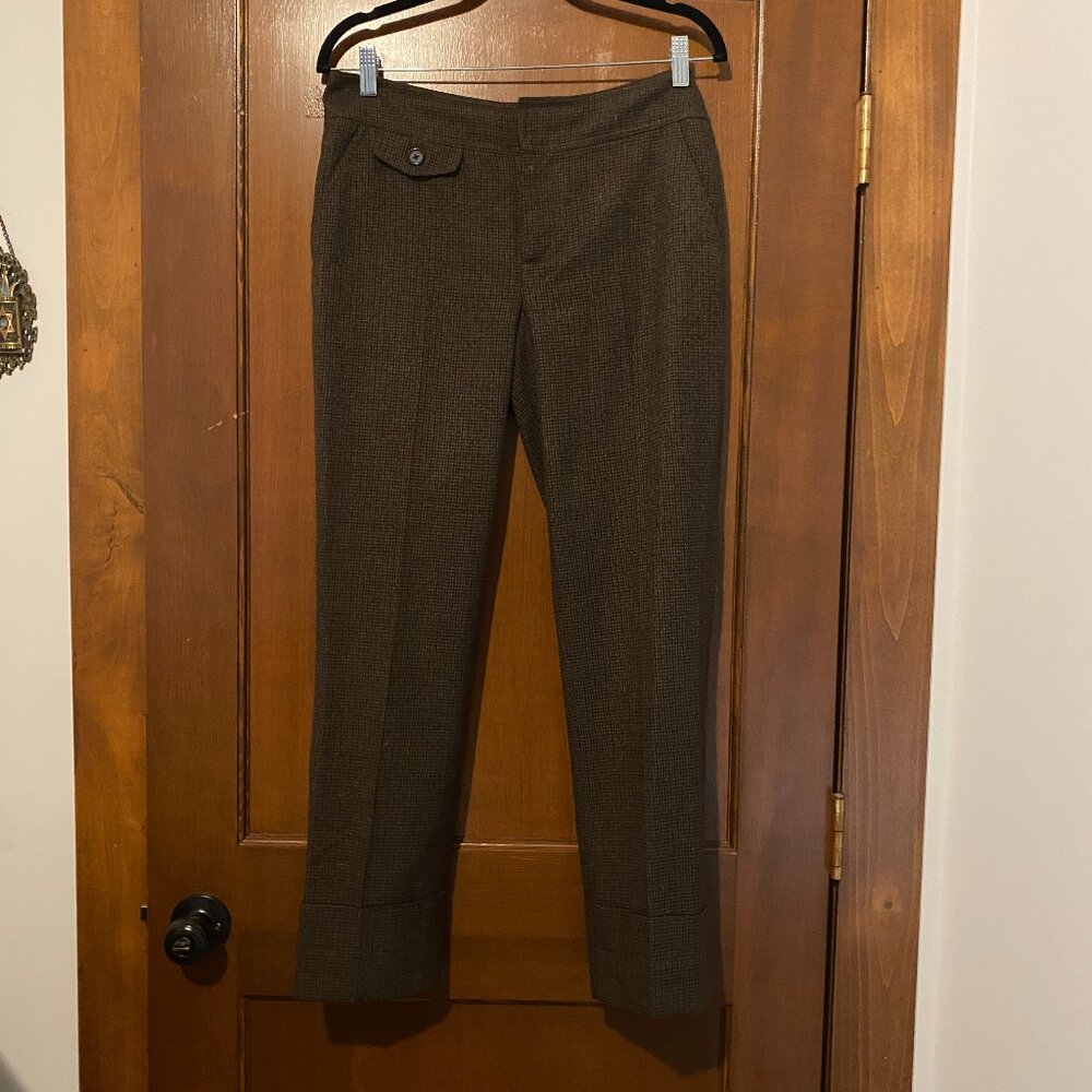 Anthropologie Houndstooth Trousers